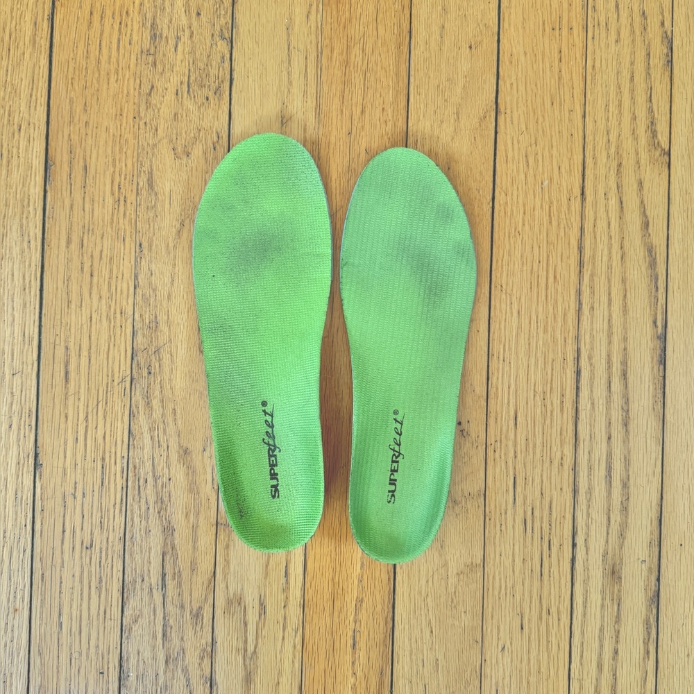 Superfeet Green Insoles for Women size C